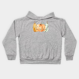 Thankful Fall Art Kids Hoodie